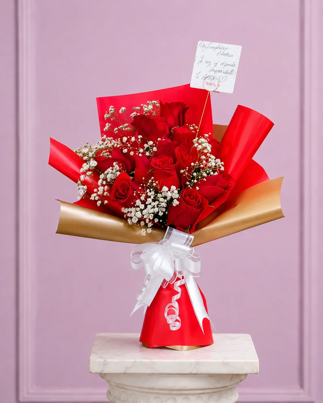 Ramo Romántico 20 Rosas
